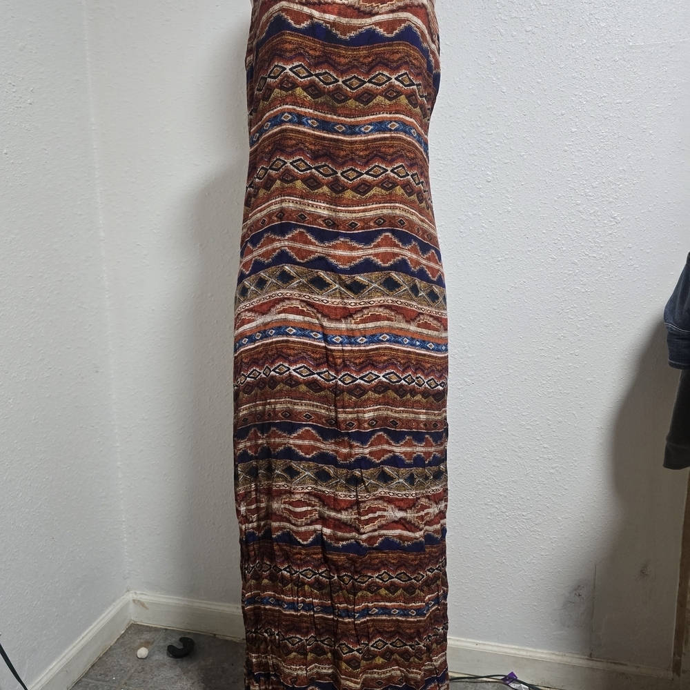 Karen Kane Multicolor Halter Maxi Dress - Picture 2 of 8